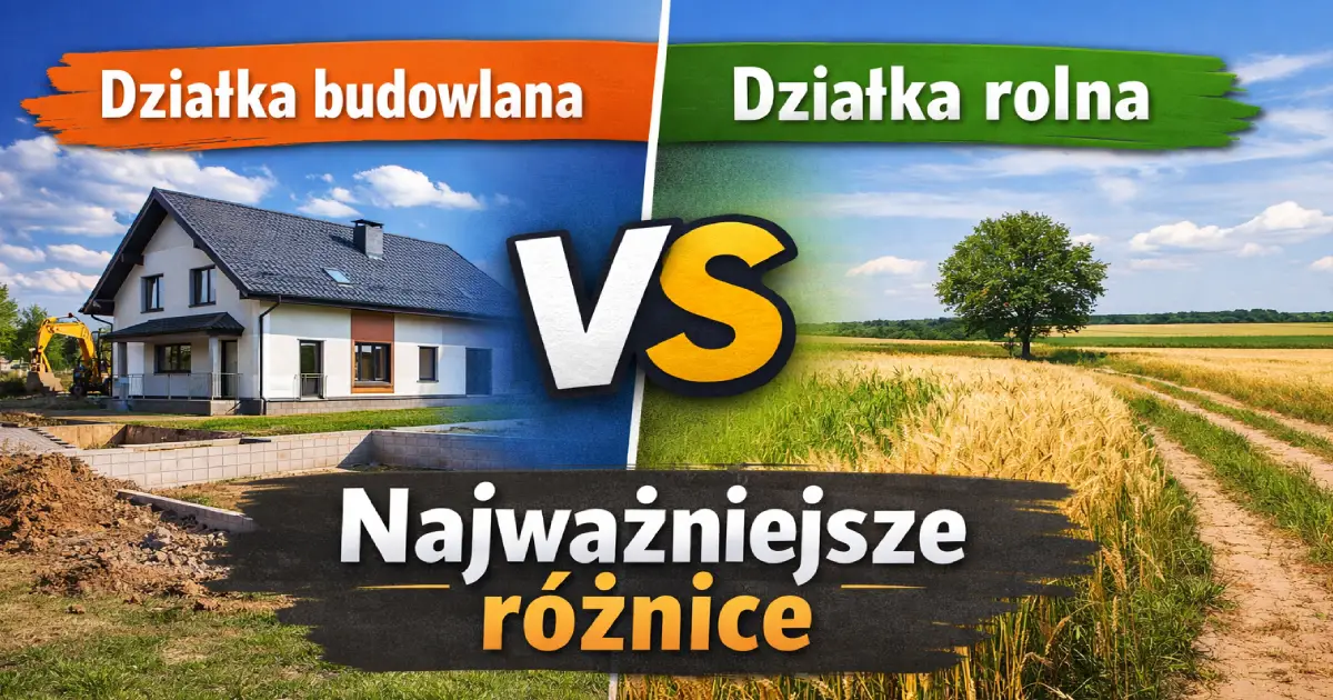 Działka budowlana vs rolna – najważniejsze różnice